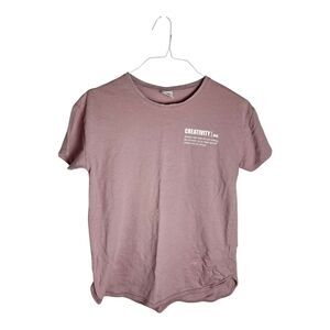 Zara Pink Creativity Girls Shirt Sz. 10